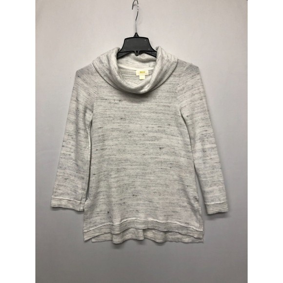 Anthropologie Maeve Women Cowl Neck Tunic Sweater Size Extra Small Gray M125 -27 - Picture 1 of 15